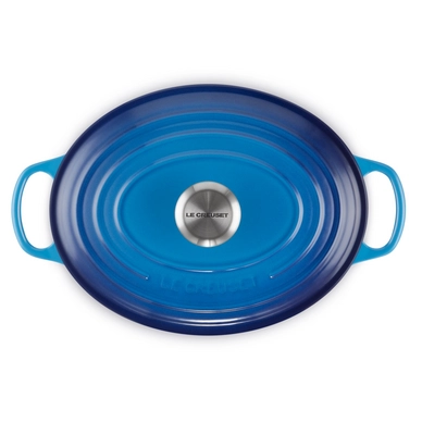 Braadpan Le Creuset Signature Ovaal Azure Cm Etrias Nl